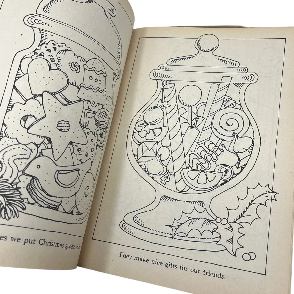 Vintage Unused Coloring Books. My Buddy Trace and Color Christmas ABC Dot to Dot